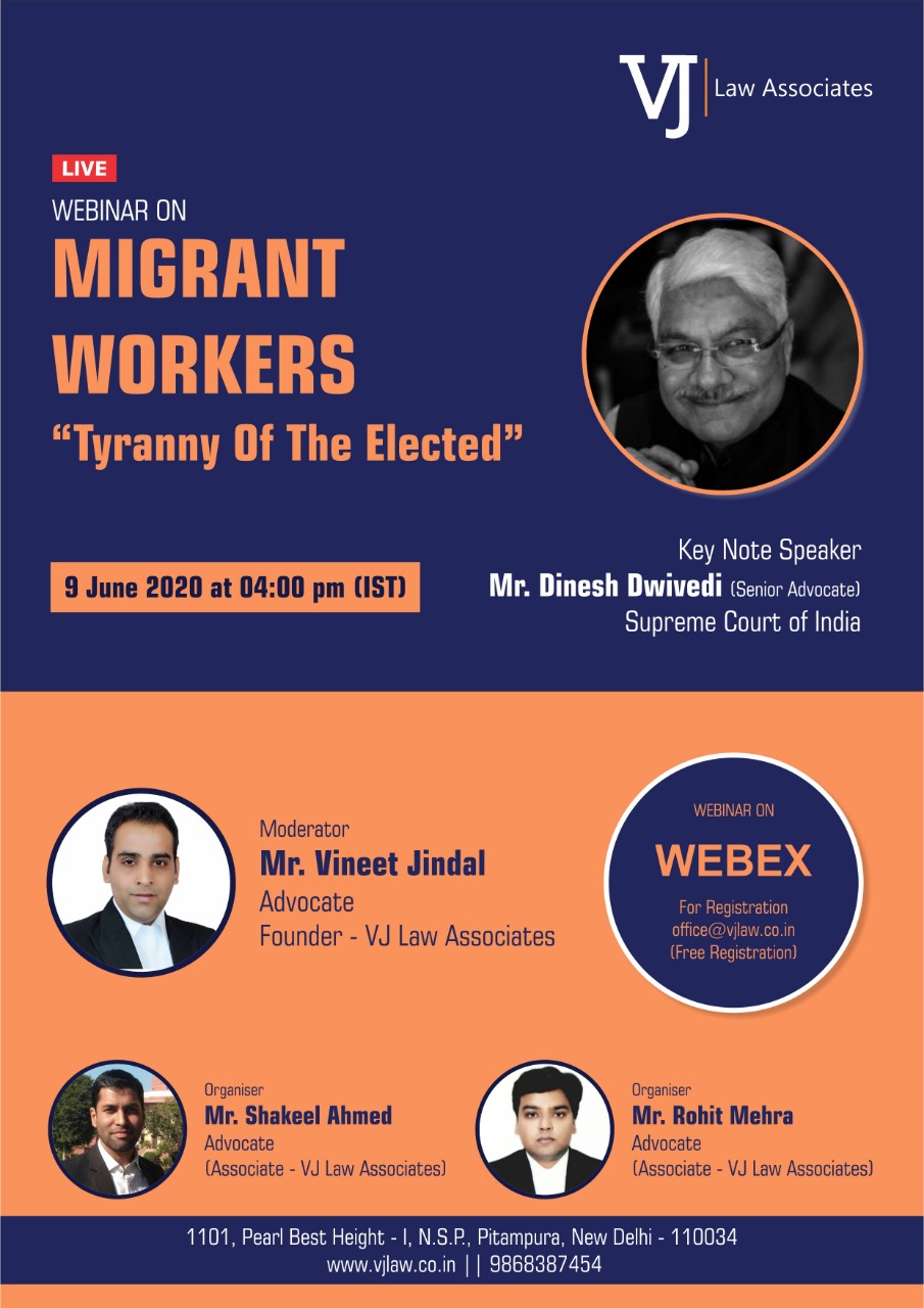Migrant Workers  “tyranny of the elected”
