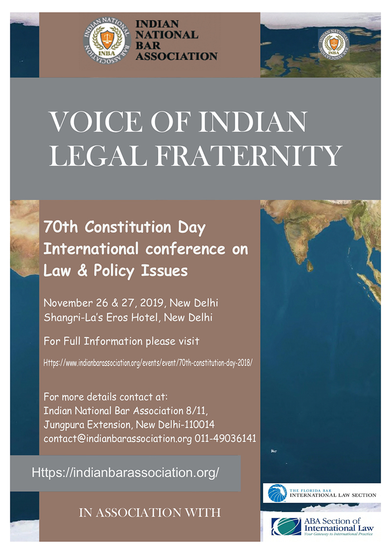 70th Constitution Day International conference on Law & Policy Issues