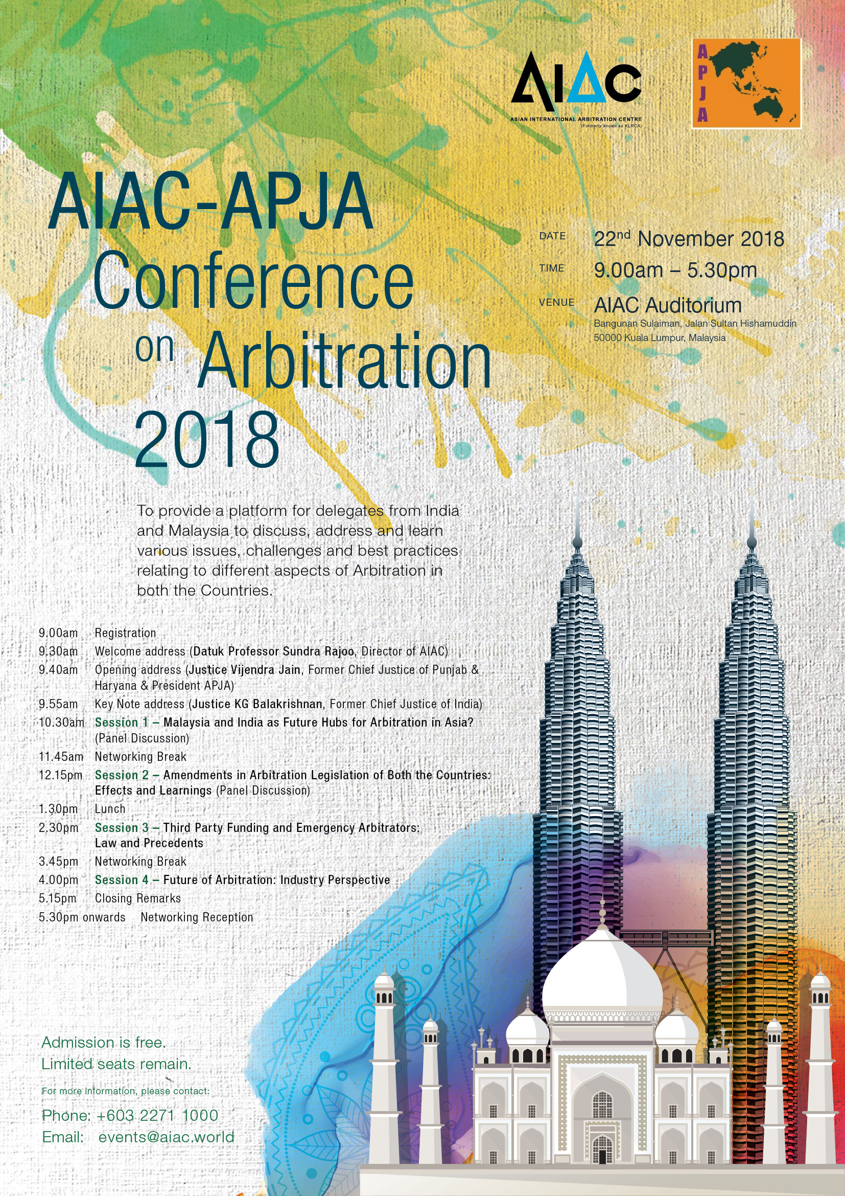 AIAC-APJA Conference on Arbitration 2018