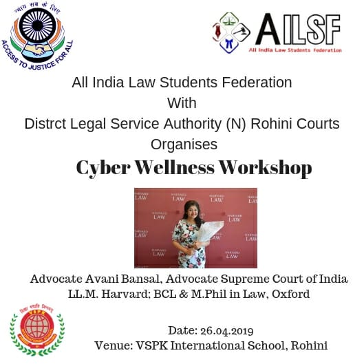 All India Law Student Federation with District Legal Services Authority (N) Rohini Court Organises