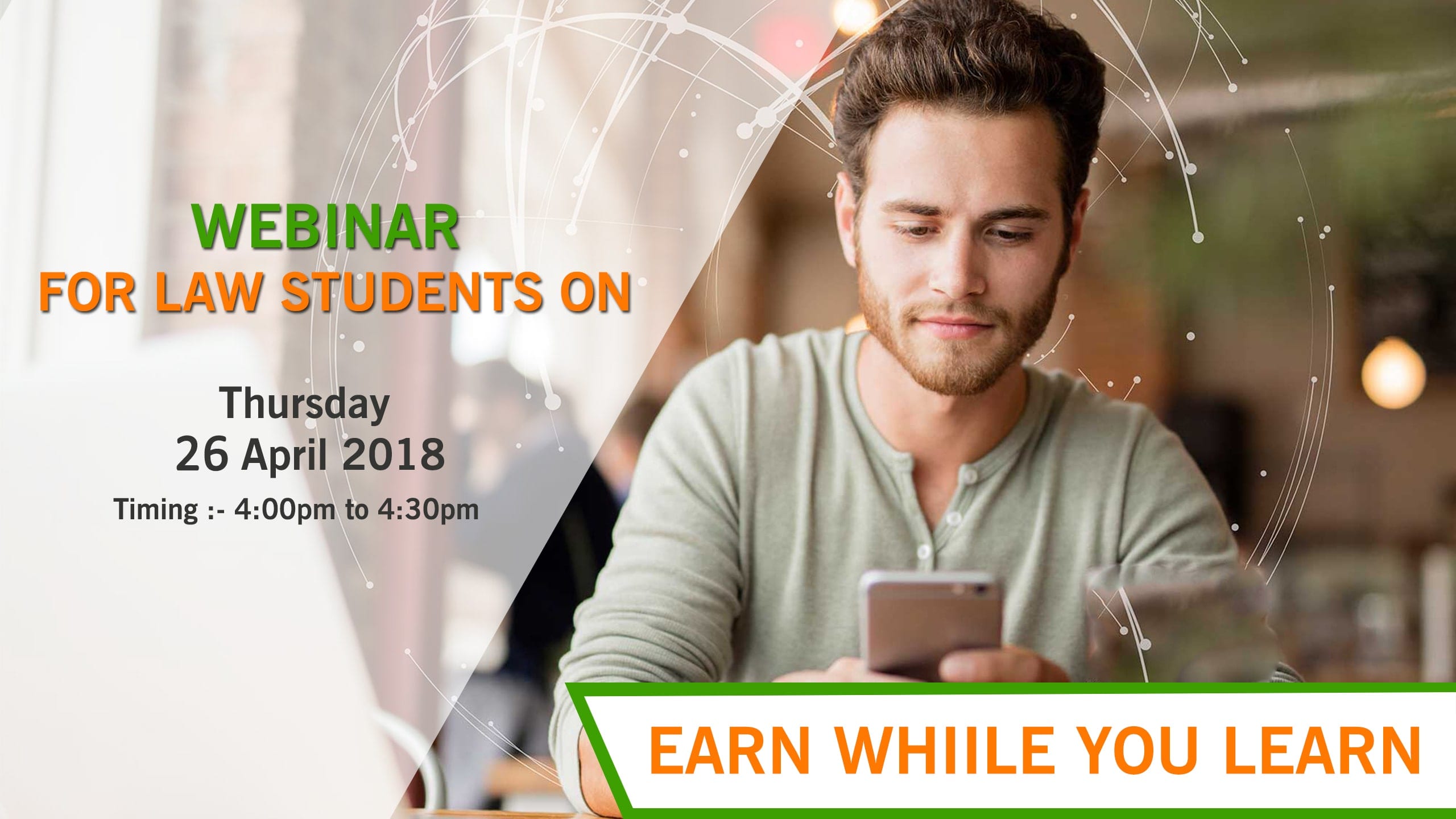 Webinar for Law students on Earn While You Learn