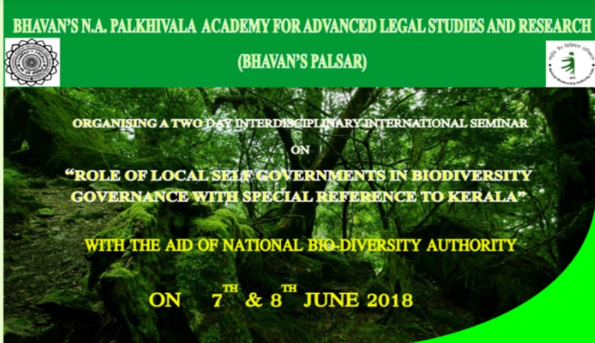 Two days International Seminar on Role of Local Self Governments in Biodiversity Governance with Special Reference to Kerala