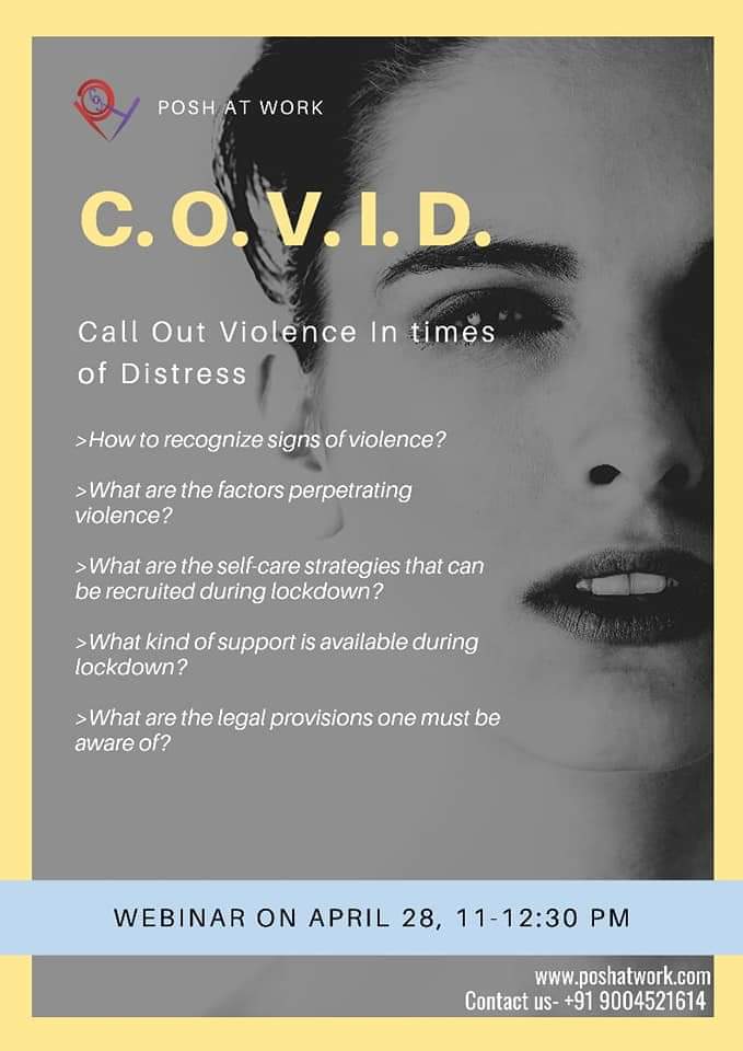 C.O.V.I.D Call Out Violence In times of Distress