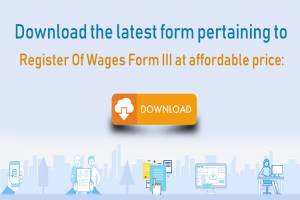 Download the Document for Register Of Wages Form III