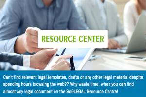 Legal Document on the SoOLEGAL Resource Centre!
