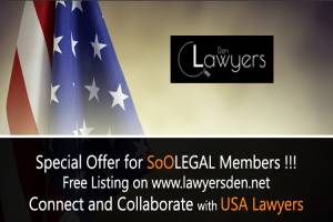 Special Offer for SoOLEGAL Members !!! Connect and Collaborate with USA Lawyers