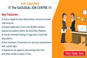 Just Launched !!! The SoOLEGAL JOB CENTRE !!!
