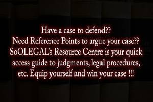 Have a case to defend?? Need Reference Points to argue your case??