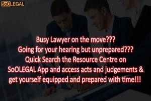 Quick Search the Resource Centre on SoOLEGAL
