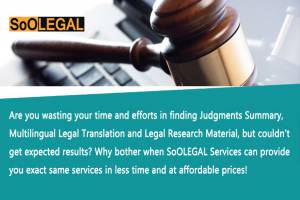 Are you wasting your time and efforts in finding Judgments Summary, Legal Translation and Legal Research Paper
