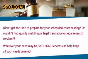 Didn’t get the time to prepare for your scheduled court hearing?