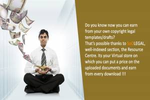 Do you know now you can earn from your own copyright legal templates/drafts?