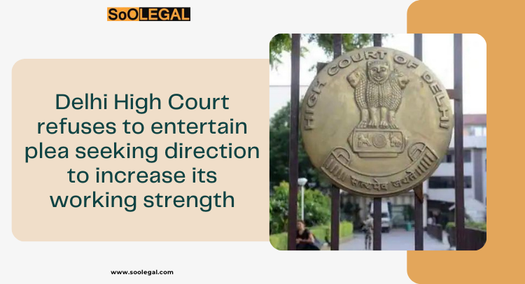 Delhi High Court refuses to entertain plea seeking direction to increase its working strength
