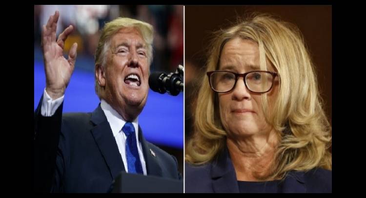 Donald Trump mocks Blasey Ford for accusing his Supreme Court Nominee of Sexual Assault