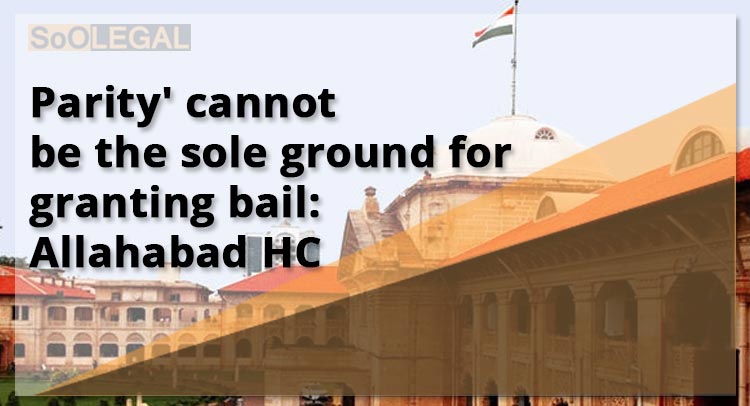 'Parity' cannot be the sole ground for granting bail: Allahabad HC