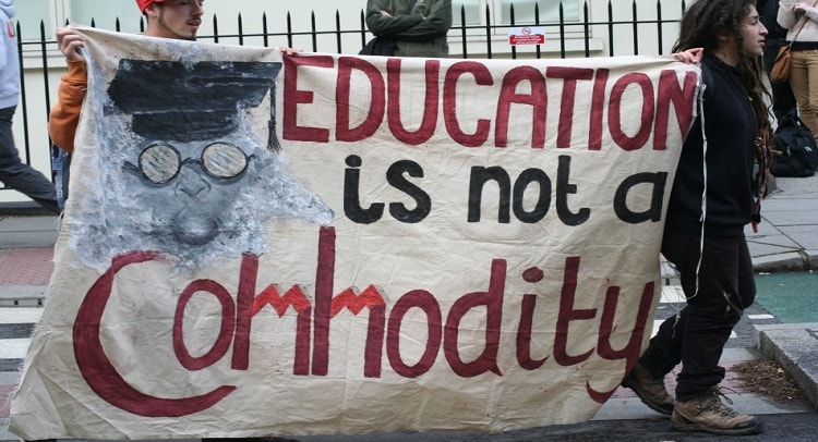 'Education not commodity, student not consumer'