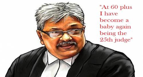 Justice KM Joseph says, “At 60 plus I have become a baby again being the 25th judge”