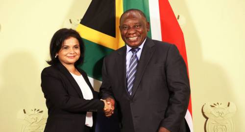 South African President names first female prosecutor to head the country's prosecuting authority