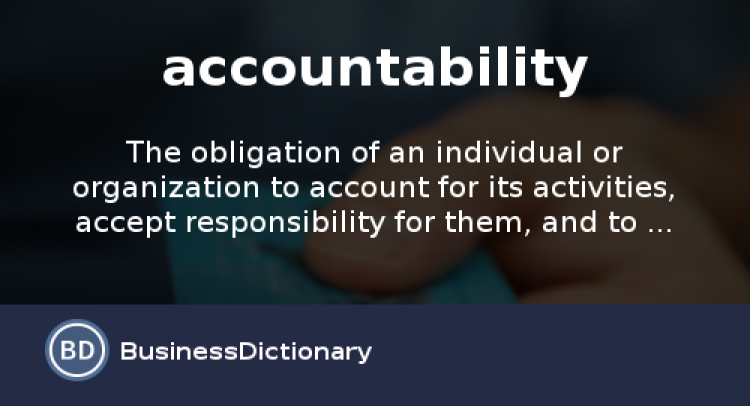 concept of accountability