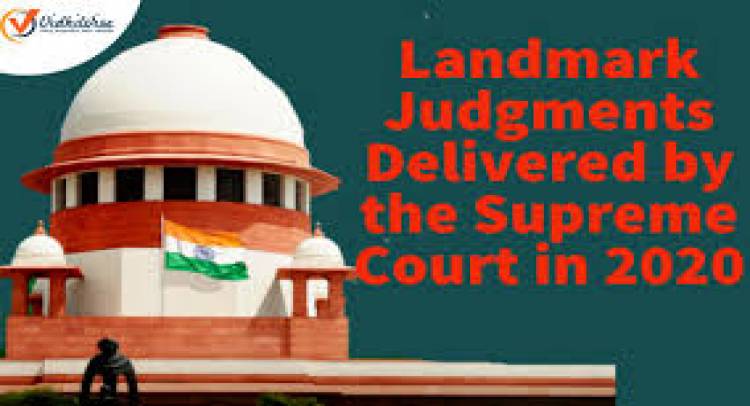 LAND MARK JUDGMENTS ON FAMILY LAW FOR THE YEAR 2020 -Kishan Dutt Kalaskar