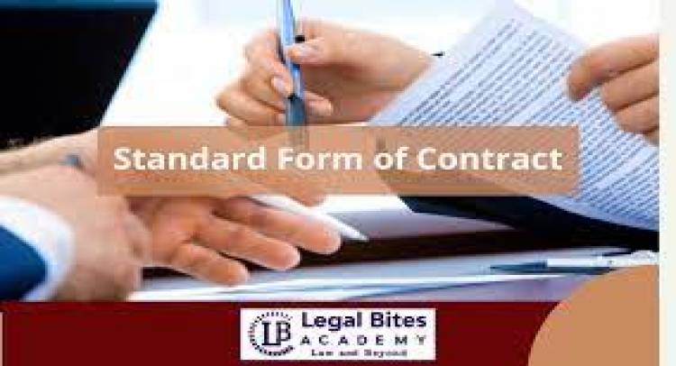 Standard from of contract - Legal or Illegal?
