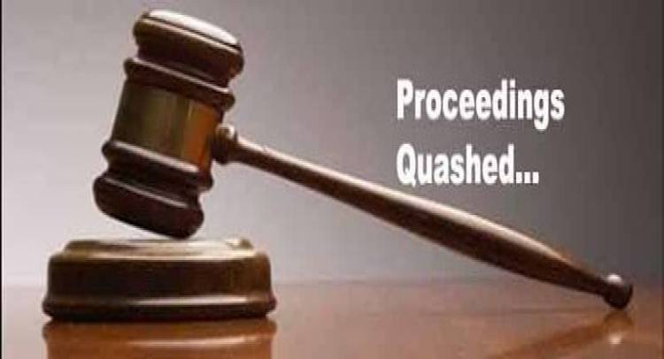 Proceedings can't be quashed merely because Judge did not have jurisdiction.
