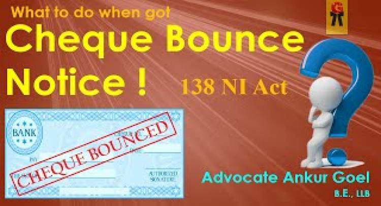 What to do if you get Cheque Bounce Notice - Sec 138 NI Act - English