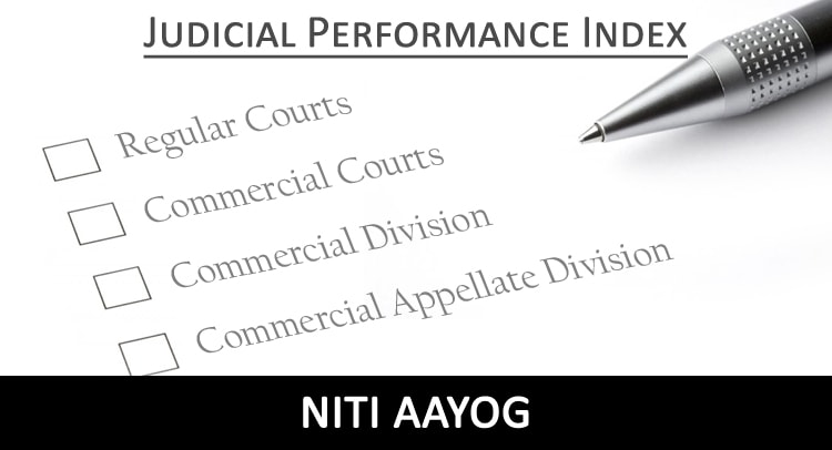 Niti Aayog recommended for ‘judicial performance index’ to check pendency