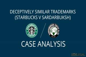 Can two trademarks be deceptively similar phonetically or visually? [Starbucks Corporation v. Sardarbuksh Coffee & Co. & Ors, CS (COMM) 1007/2018]